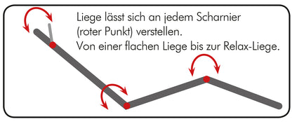 SITZFIX® MAXI grau - Ruheraumliege