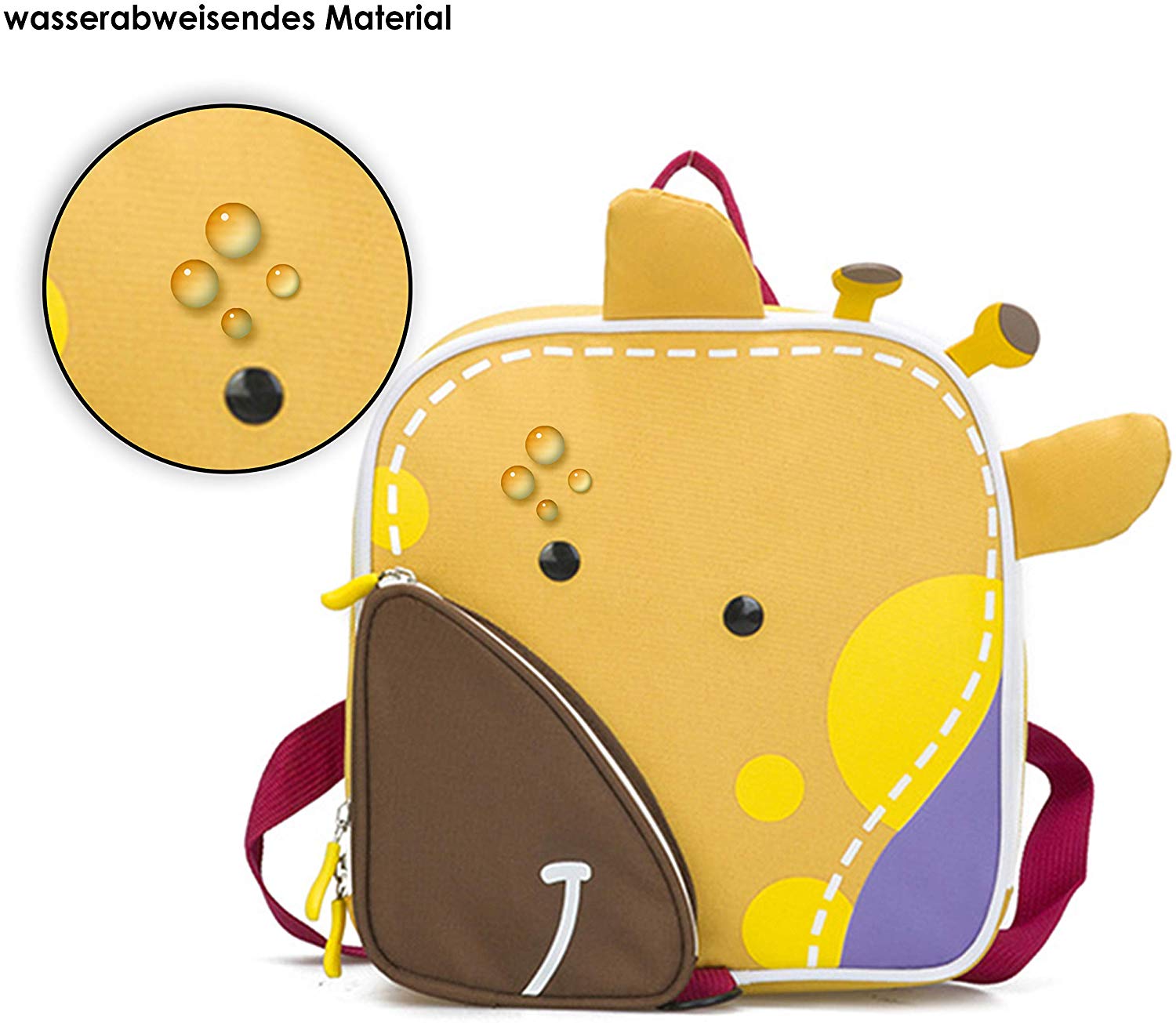 Kinderrucksack im tierischen Design - piepmatzundgrünschnabel