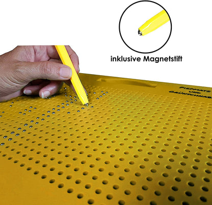 Magnetzeichentafel -Zauberei mit Magnetismus-Feinmotortikübung - piepmatzundgrünschnabel